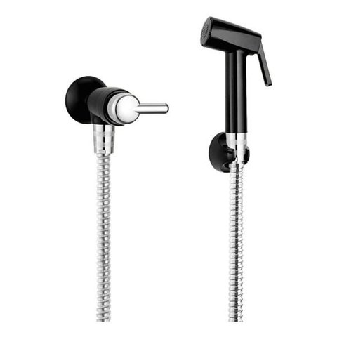 Ducha Higienica 1984 F31 Preto com Cromado Lorenzetti