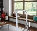 Ver imagem 2 de Torneira Cozinha Mesa Lorenzetti Bica Móvel Flatt Cromada