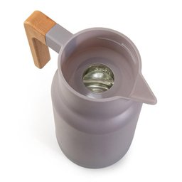 Garrafa Térmica Wood Fashion Cinza 1l Termopro Glass - 4