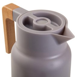Garrafa Térmica Wood Fashion Cinza 1l Termopro Glass - 3