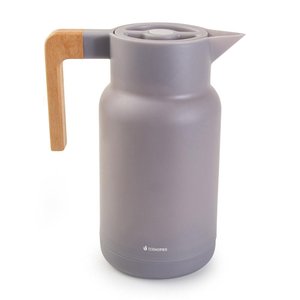 Garrafa Térmica Wood Fashion Cinza 1l Termopro Glass