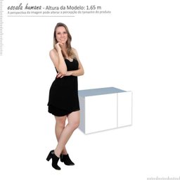 Módulo Suspenso Para Banheiro Bliss 60 Cozimax Branco - 5