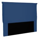 Ver imagem 1 de Cabeceira Estofada Cama Box Casal Veneza 140cm Suede Azul Marinho - Desk Design