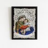 Quadro Arte Sacra Maria E Menino Jesus 24x18cm - com vidro:Madeira branca - 1