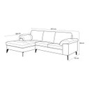 Ver imagem 3 de Sofá de Couro Asti 2 Lugares com Chaise Esquerda Marrom Bicolor - Mempra Design