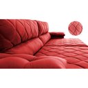 Ver imagem 4 de Sofá Retrátil e Reclinável 2,75m Molas Ensacadas Cama inBox Big Home com Bordado Velusoft