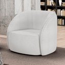 Ver imagem 2 de Poltrona para Sala Orgânica Kit 2 Zion M22 Boucle Branco - Mpozenato