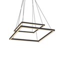 Ver imagem 1 de Lustre Pendente Newline Fit Led 746 Bivolt Preto 3000k Luz Amarela