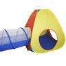 Barraca Infantil Toca Túnel 3x1 Dobrável 50 Bolinhas Menino Menina Cabana Colorida Brinqway BW- - 4