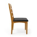 Ver imagem 7 de Kit com 2 Cadeira Cecília Encosto e Pés de Madeira Maciça Assento Estofada para Mesa de Jantar