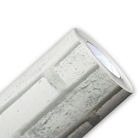 Papel de Parede Tijolinho Branco 3d Lavável Autocolante Vinil Adesivo Decorativo Realista