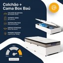 Ver imagem 4 de Cama Box Baú com Colchão Gazin de Espuma D33 Pillow In Force Mid Solteiro 88cm