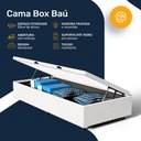 Ver imagem 6 de Cama Box Baú com Colchão Gazin de Espuma D33 Pillow In Force Mid Solteiro 88cm