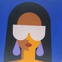 Ver imagem 6 de Quadro Decorativo Enfeite Parede Casa Home&co Mdf 40x30x30cm Azul