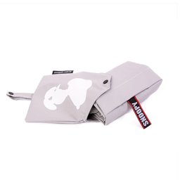 Capa De Chuva Para Cachorro Snoopy Shadow Cinza Raça P - 2 Capa De Chuva Para Cachorro Snoopy Shadow Cinza Raça P - 2