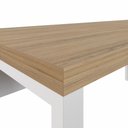 Ver imagem 6 de Mesa Escrivaninha Escritório 1,50m X 0,70m Pés Metal F5
