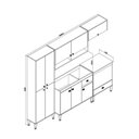 Ver imagem 3 de Kit Cozinha 220x260x51,5cm Torino