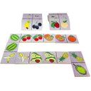 Ver imagem 1 de Dominó de Frutas 28 Peças - Jogo Educativo Pedagógico Infantil