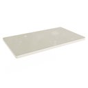 Ver imagem 1 de Tampo Mesa Sala de Jantar Madeirado C/vidro Ta56 Retangular 90x160cm Off White C/ Vidro Off White -