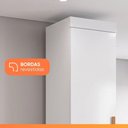 Ver imagem 5 de Armário Multiuso para Lavanderia Madrid 1 Porta 4 Prateleiras Branco Maxel Móveis