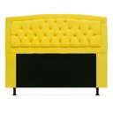 Ver imagem 2 de Kit Cabeceira Geovana + Calçadeira Baú Veneza King Size 195cm Suede - Ecotec Decor:Vinho