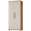 Ver imagem 1 de Guarda Roupa Multiuso 2 Portas 189x82 cm Portugal Cedro Areia Rudk