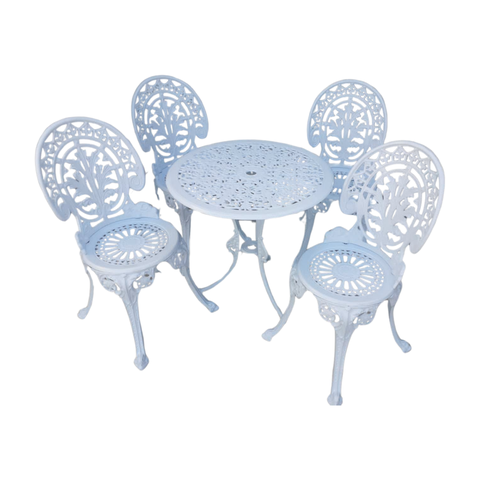 Conjunto de Mesa para Jardim Espanhol em Alumínio Fundido Unifer Móveis