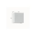 Ver imagem 3 de Arandela de Parede Led Moniu Quadrado Facho Duplo com Multifachos Externo 3000k 10w Bivolt 10x10x6cm