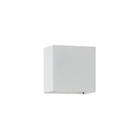 Arandela de Parede Led Moniu Quadrado Facho Duplo com Multifachos Externo 3000k 10w Bivolt 10x10x6cm