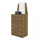 Ver imagem 2 de Cômoda com Espelho 5 Gavetas Veneza Albatroz Móveis