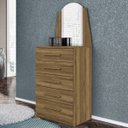 Ver imagem 1 de Cômoda com Espelho 5 Gavetas Veneza Albatroz Móveis