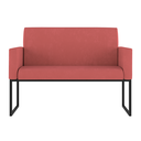 Ver imagem 3 de Kit 2 Poltronas + Namoradeira 2 Lugares para Recepção Cor:rosa