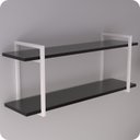 Ver imagem 3 de Prateleira Estilo Industrial P/ Quarto Parede GND BP 120cm