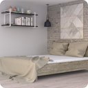 Ver imagem 2 de Prateleira Estilo Industrial P/ Quarto Parede GND BP 120cm