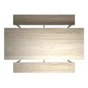 Ver imagem 3 de Conjunto Mesa para Refeitório 8 Lugares com Bancos Separados:fresno/cinza Cristal