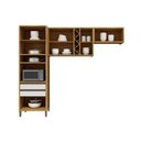 Ver imagem 4 de Kit Cozinha Modulada 3 Peças Tempranillo 2aéreos+ 1 Paneleiro C3p82 Amendoa Off White Ronipa