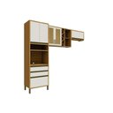 Ver imagem 5 de Kit Cozinha Modulada 3 Peças Tempranillo 2aéreos+ 1 Paneleiro C3p82 Amendoa Off White Ronipa