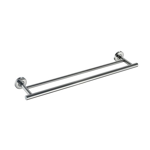PORTA TOALHA DUPLO-600-OCEANO-INOX POL