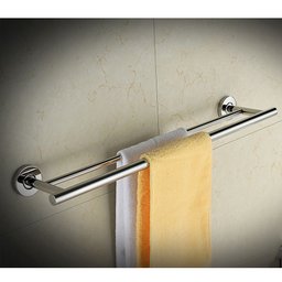 PORTA TOALHA DUPLO-600-OCEANO-INOX POL - 2