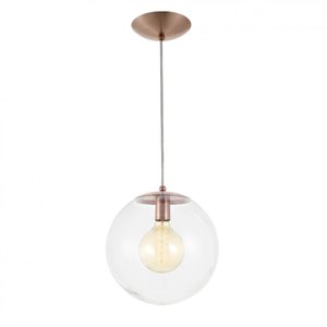 Pendente em Vidro Esfera 20cm Madelustre