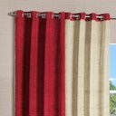 Ver imagem 2 de Cortina 2 Folhas Tafetá Amassado Ravena Casaborda 2,70mx3,00m