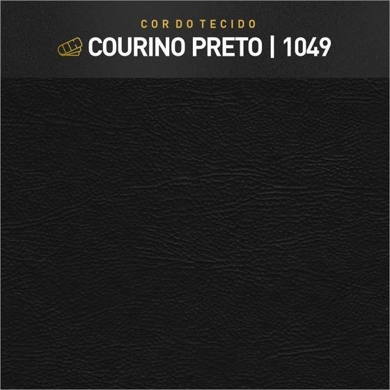 Poltrona Mona Luxo Madeira Maciça Tecido Corino:corino Preto - 4