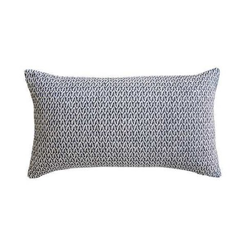 Capa de almofada VivaIN rineira bordado onda dourada e preto verso linho fendi