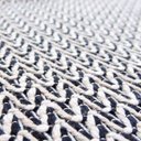 Ver imagem 3 de Capa de almofada VivaIN bordado onda dourada e preto verso em linho fendi