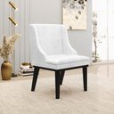 Ver imagem 2 de Kit 10 Cadeiras de Jantar Liz Corano Branco Base Fixa Madeira Preto - D’Rossi