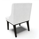 Ver imagem 5 de Kit 10 Cadeiras de Jantar Liz Corano Branco Base Fixa Madeira Preto - D’Rossi