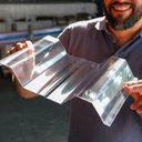 Ver imagem 7 de Telha de Policarbonato Suntuf Tp 196-40 Trapézio Cristal Transparente Resistente 600cm
