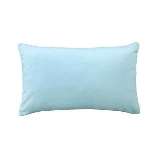 Capa de almofada VivaIN rineira tricô duplada azul claro 30 x 50 cm - 2