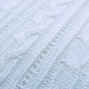 Ver imagem 3 de Capa de almofada VivaIN tricô duplada off white 47 x 47 cm