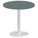 Ver imagem 1 de Mesa Pisa Beta Fratini Disco Redondo Branco Tampo Mdp